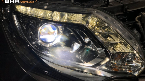 Độ đèn Bi LED Mitsubishi Triton | Zestech A7 